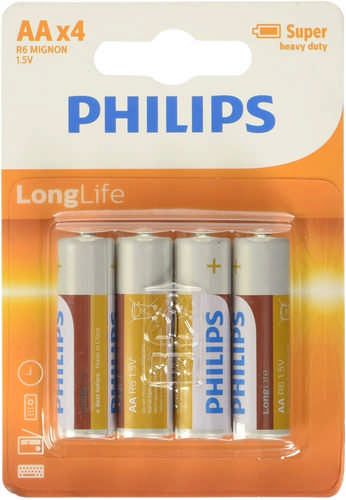Philips Longlife Aa-Batterien, 4 Stück
