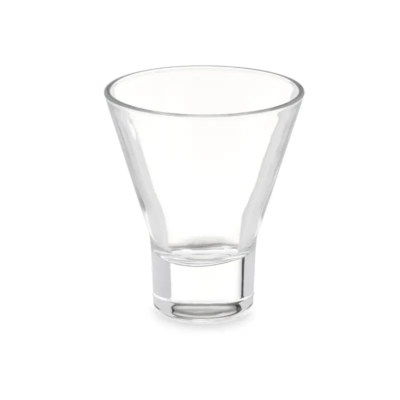 Iperbriko Transparenter Konischer Becher 230 Ml, 9 X 9 X 10, 5 Cm