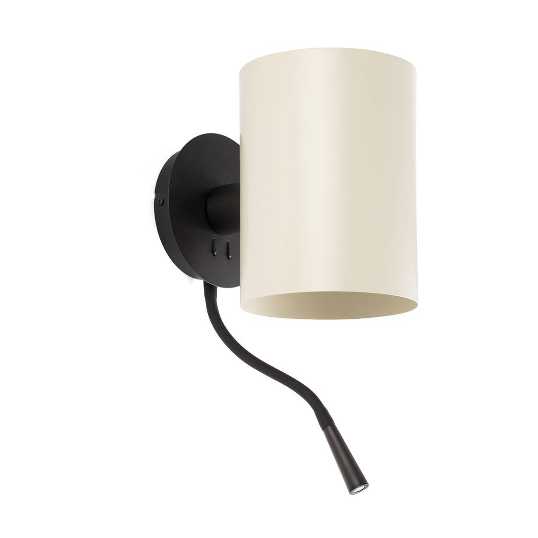 Faro Barcelona Beige Guadalupe, Applique Mit Indoor Led Reader
