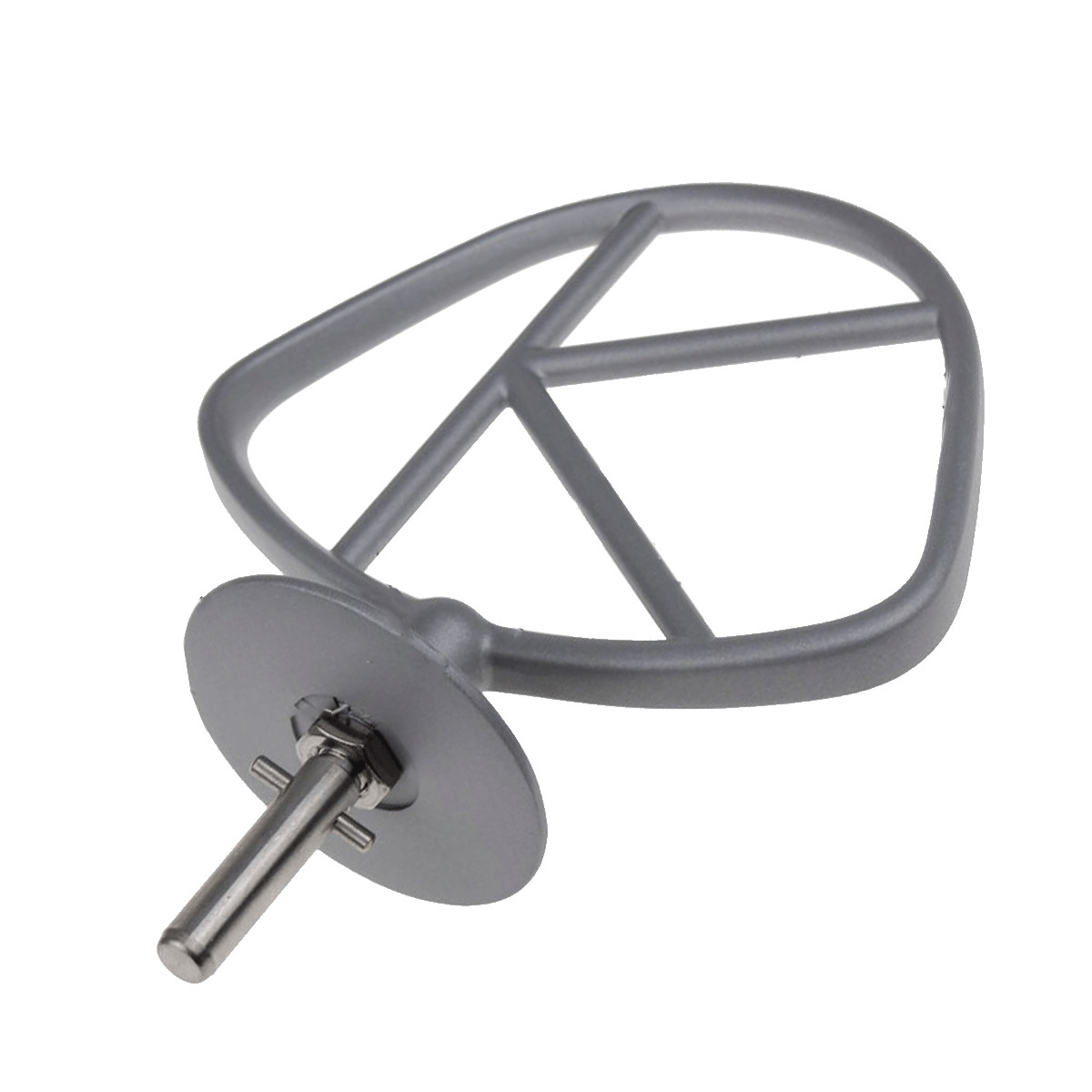 Kenwood Grau - Ersatzteil - K-Rührhaken Aus Aluminium Mit Sprengring Für Küchenmaschinen Chef
