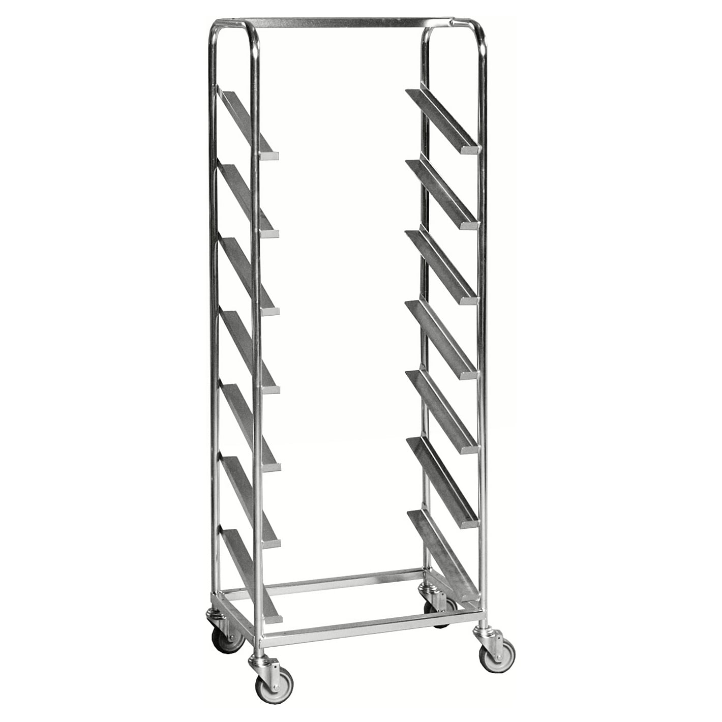Kongamek Euro-Kistenwagen 660x410x1850mm verzinkt mit 7 Schienen ohne Bremse - Image 2