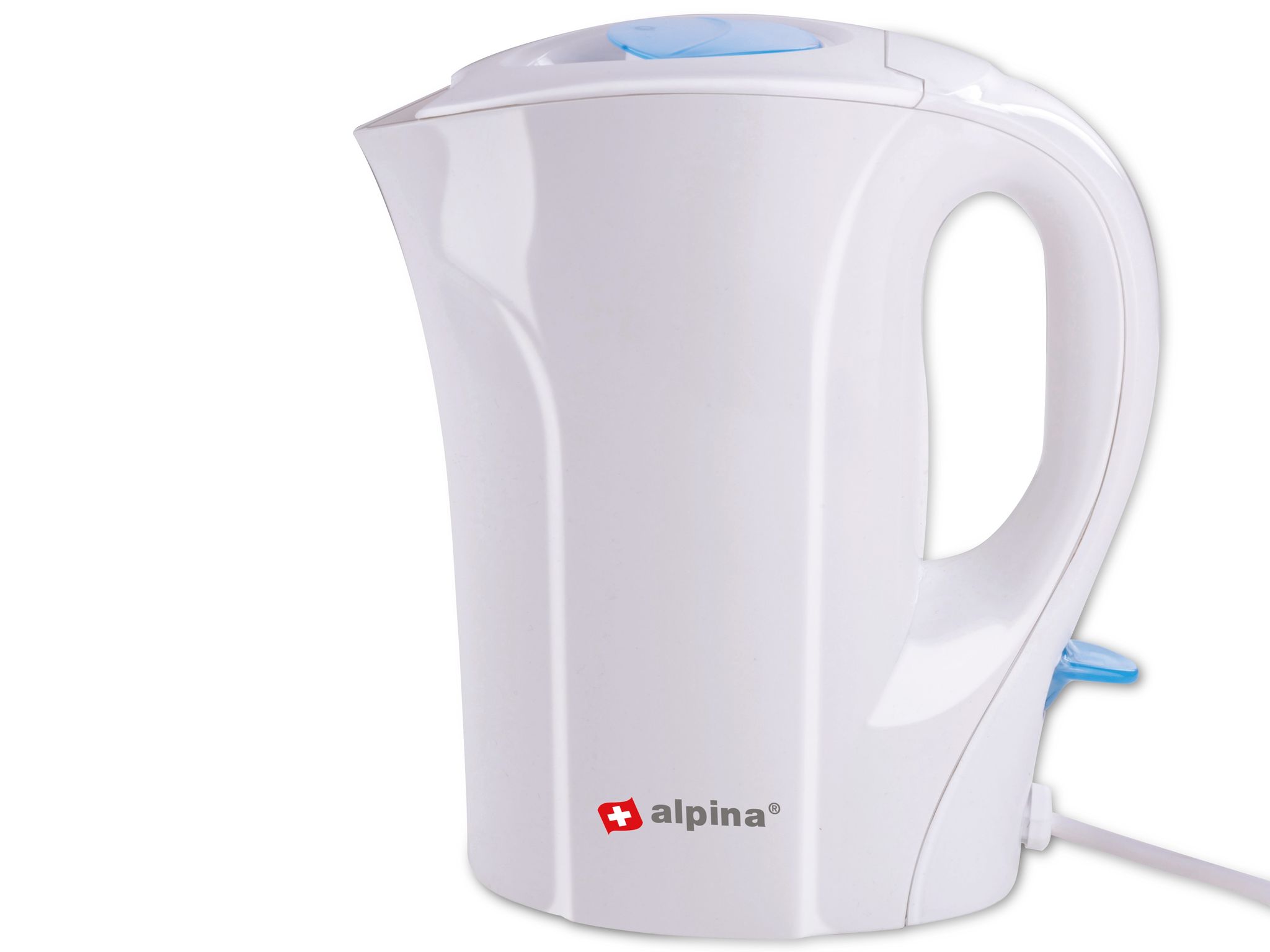 Alpina Weiss Wasserkocher, 1 L, 1000 W, Weiß - Bild 4