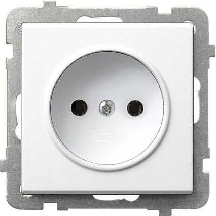 Ospel Weiß Sonata Einzelsteckdose B/U Gp-1R/M/00 - Bild 4