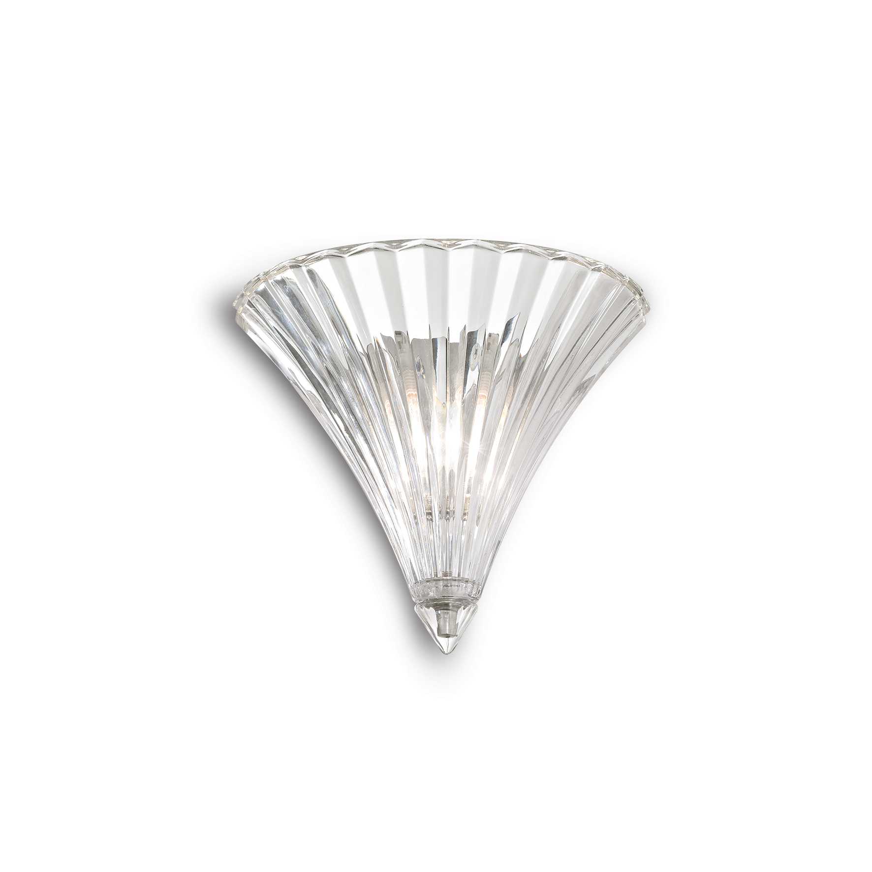 Ideal Lux Transparent Santa Ap1 Small, Wandleuchte, - Colore: Trasparente