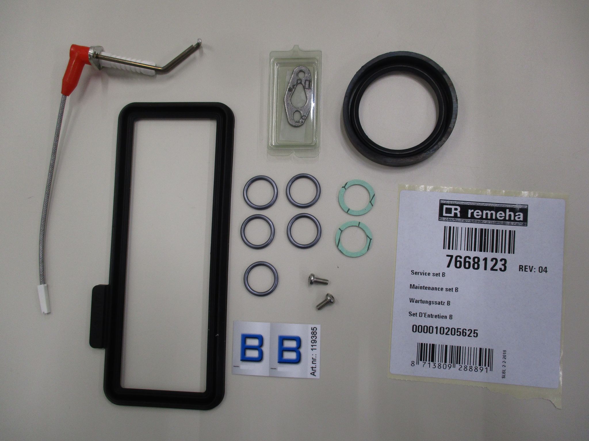 Remeha , Zubehör Sanitärinstallation, Service-Set B - Bild 3