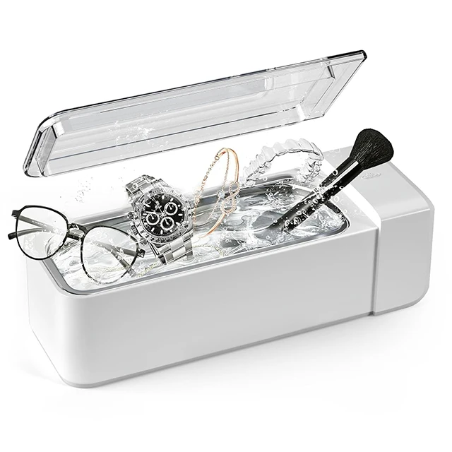 Nettoyeur à ultrasons 600 ml, 42 kHz, ABS et acier inoxydable 304, minuteur 3 minutes