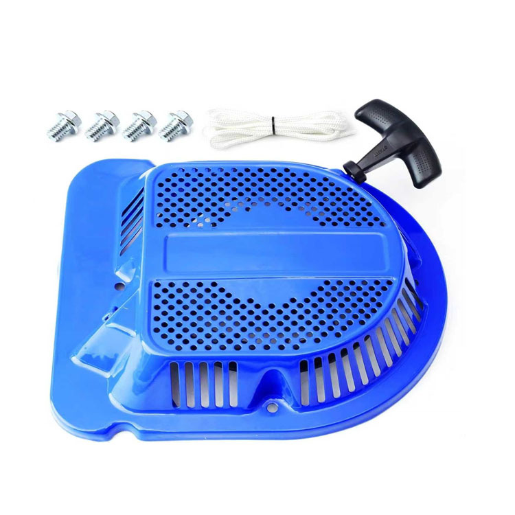 Lanceur à rappel pour groupe électrogène DuroMax XP13000EH et XP10000EH, moteur 420cc à 500cc, bleu