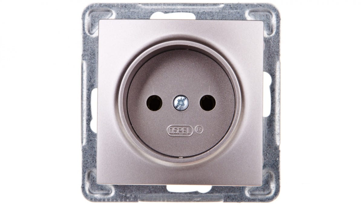IMPRESSION Einzelsteckdose b/u titan GP-1Y/m/23 - Bild 2