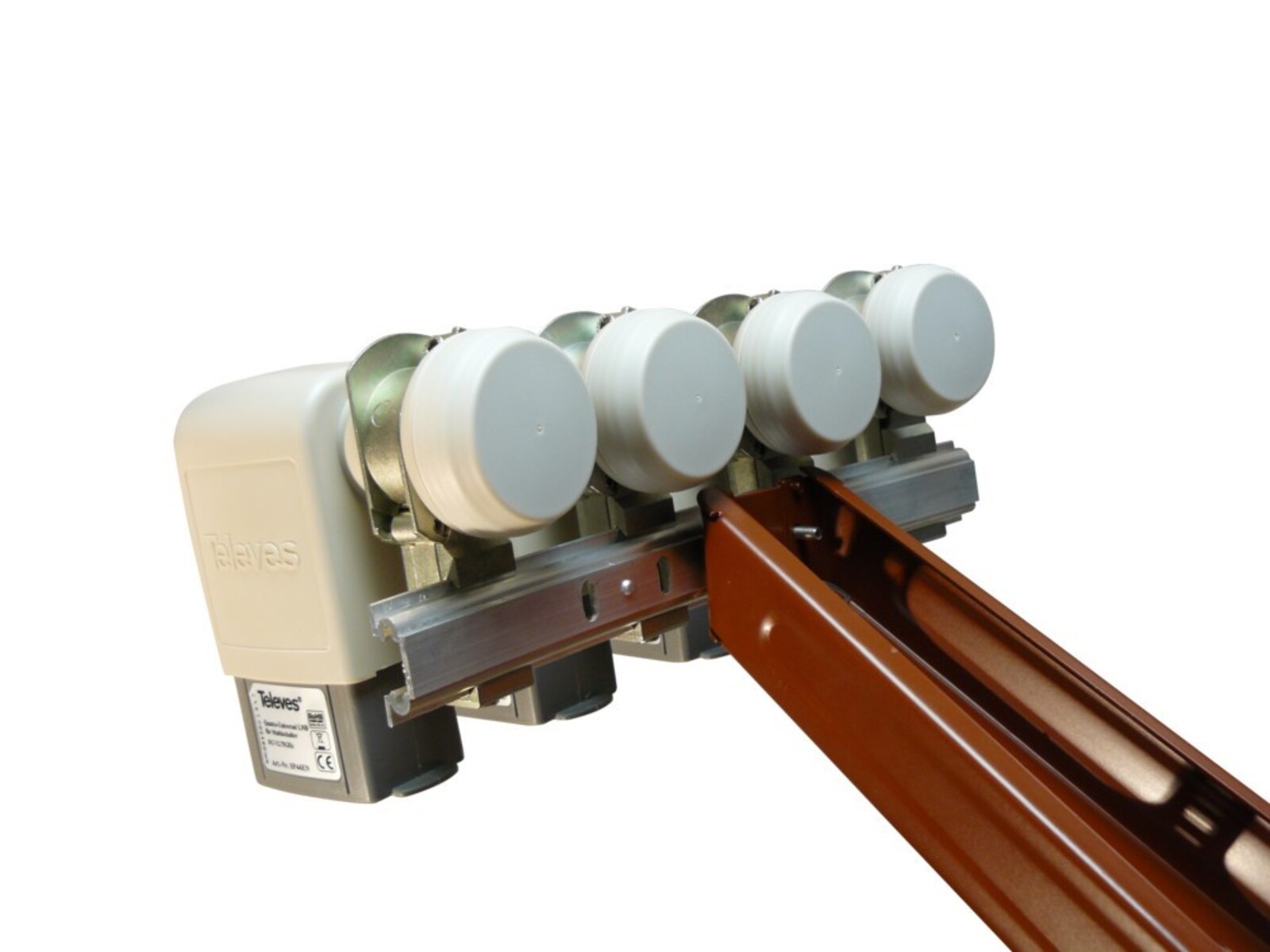 Televes Multifeedschiene SH7585QSD (SH7585QSD), TV Zubehör, Grau - Image 4