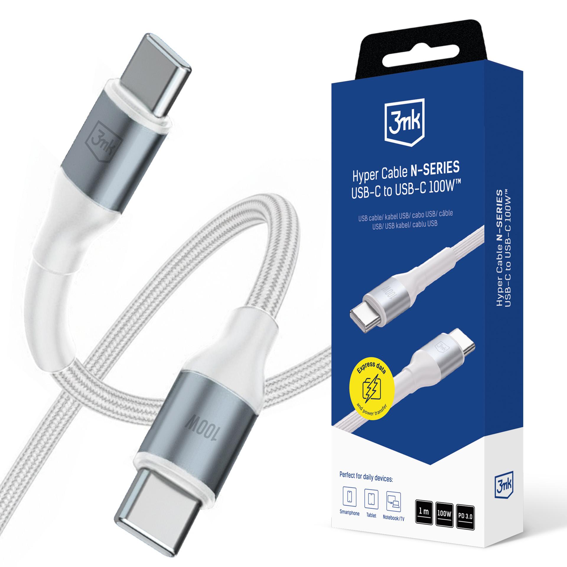 3mk Hyper Cable N-SERIES - USB-C cable - USB-C to USB-C - 1 m - Bild 3