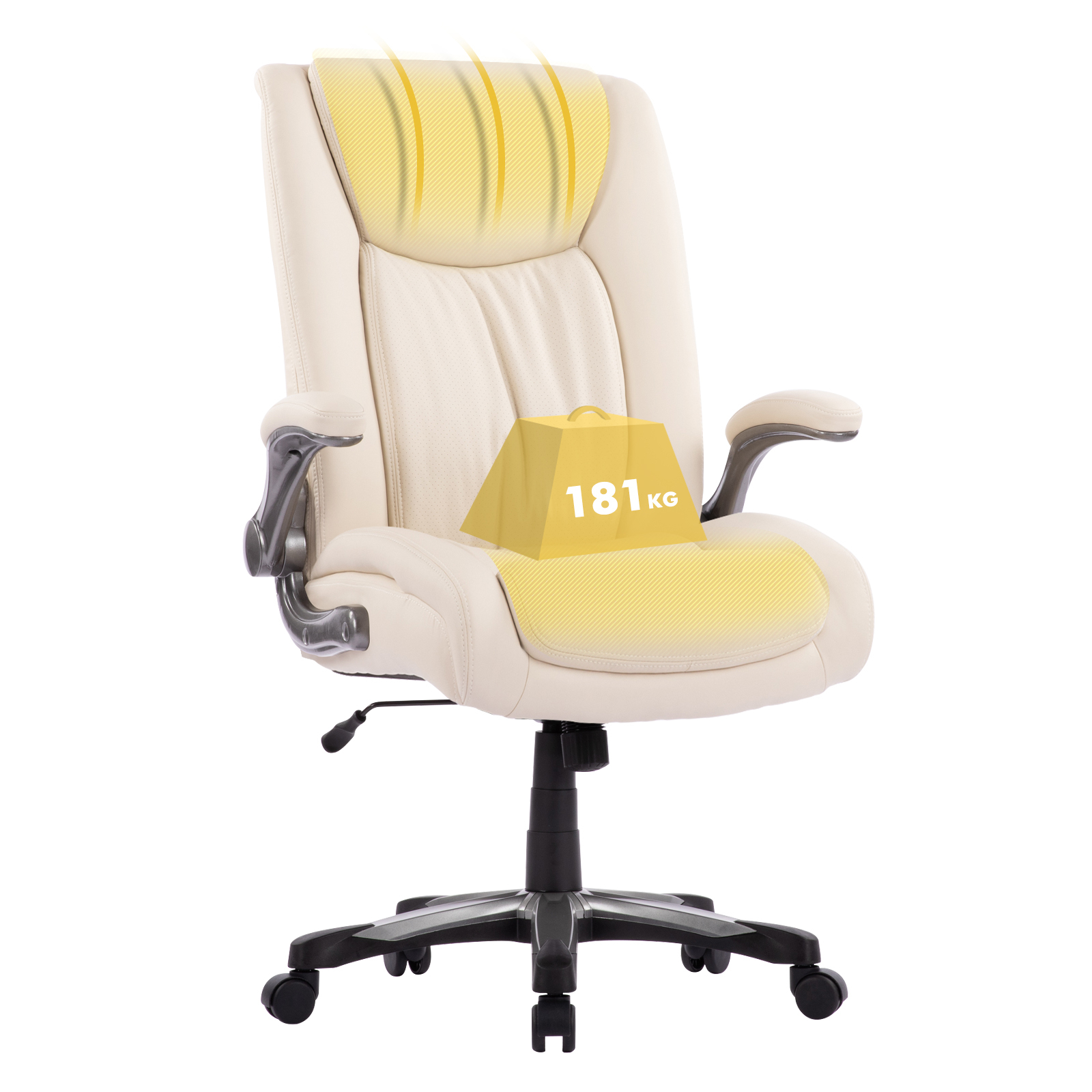 Colamy Chaise De Bureau,chaise Ergonomique Bureau Réglable – Dossier