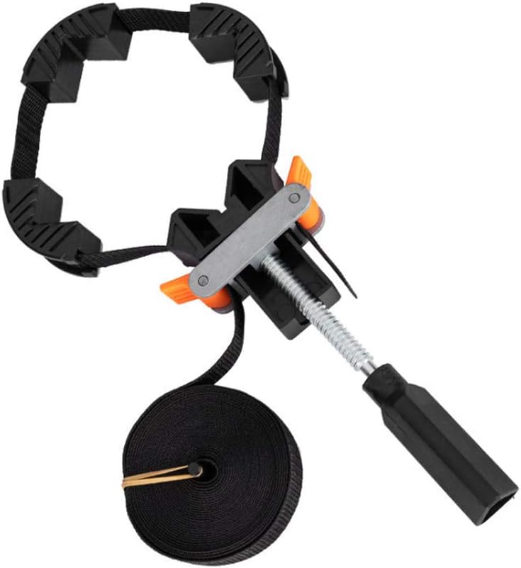 Serre-cadre à 4 mâchoires à réglage rapide, sangle nylon 4 m, tendeur d'angle