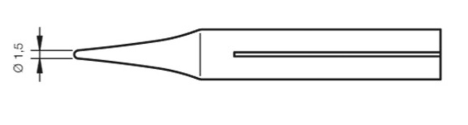 JBC Lötspitze R-10D, Ø 1,5 mm (Lötspitze), Lötgerät Zubehör - Bild 3