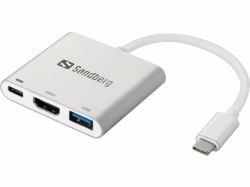 Sandberg 136-00 USB-C Mini Dock HDMI+USB HDMI+USB, USB Type-C, Type-C + Type ~E~ - Bild 3