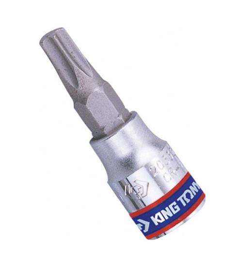 King Tony 1/4"-Steckschlüssel Mit Torx-Anschluss T10x37 Mm