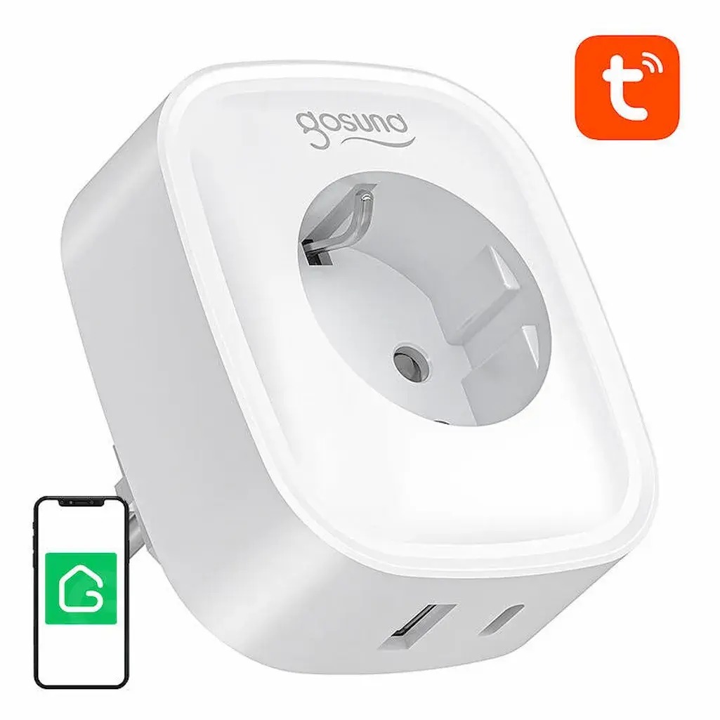 Gosund SP6 16A USB-C 20W Tuya smart WiFiBluetooth socket - Bild 4