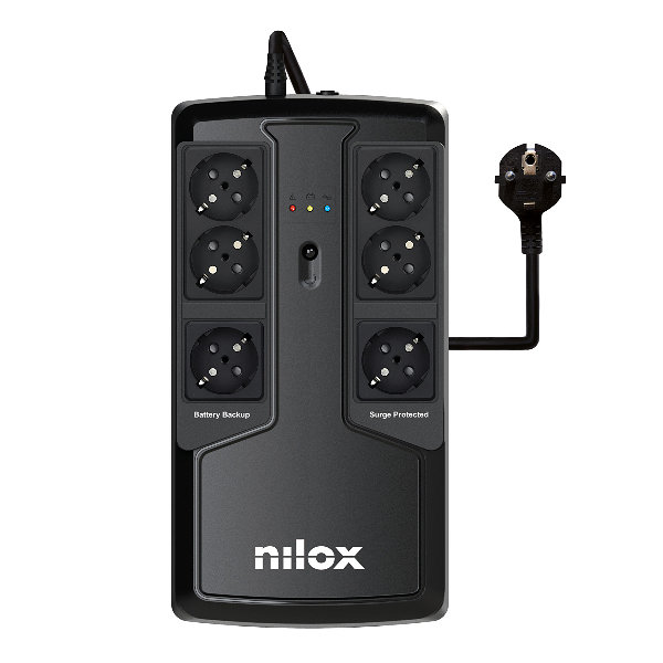 Nilox SAI PREMIUM LINE INTERACTIVE 850 VA NXGCLIO8501X5V2 (850 VA, 595 W), USV - Bild 3