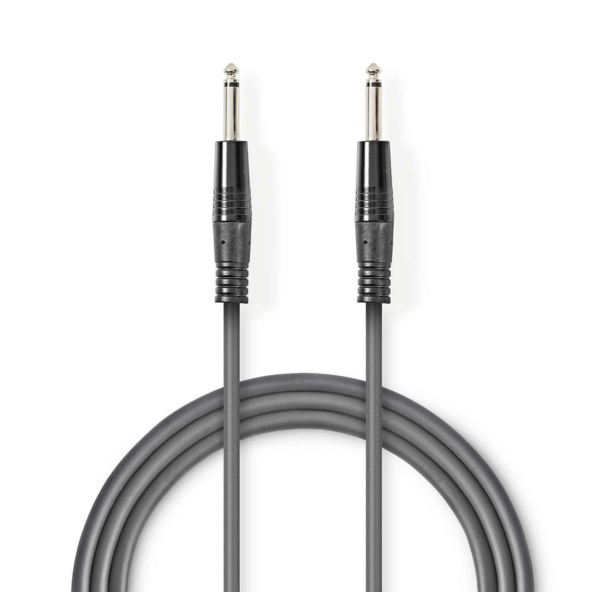 Nedis COTH23000GY30, 6.35mm, Stecker, 6.35mm, Stecker, 3 m, Grau - Bild 4