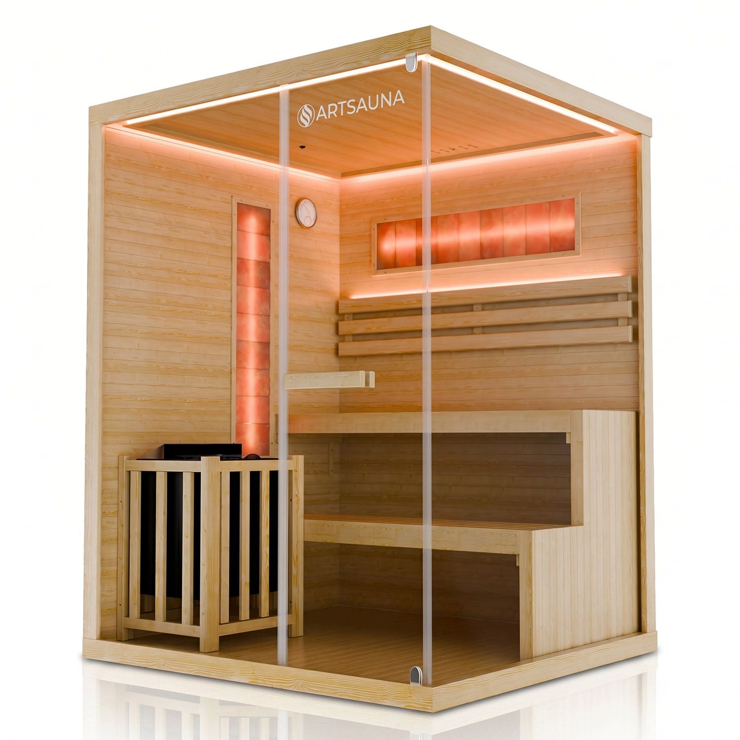 Sauna intérieur Vantaa 150 - Pierre de sel | Artsauna |