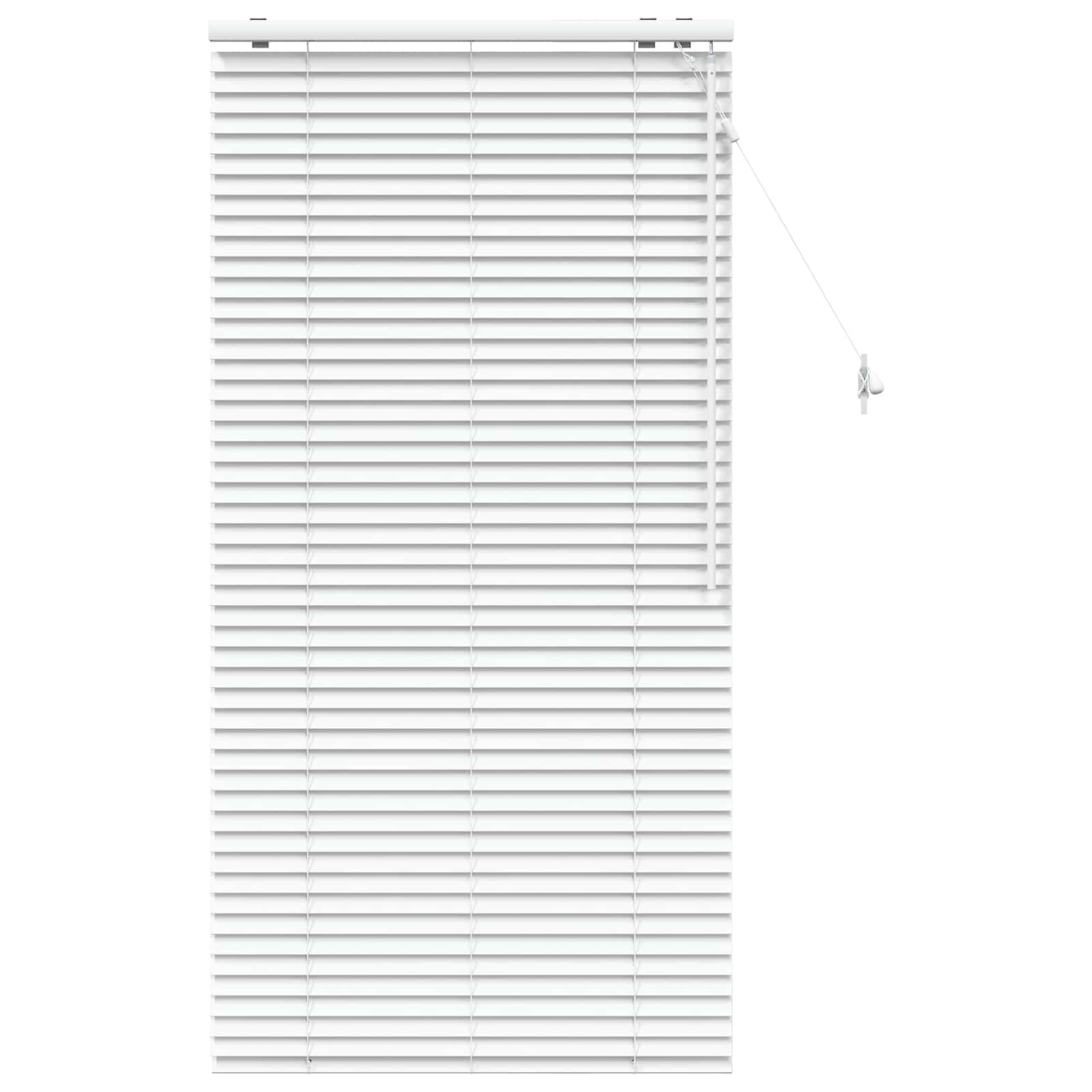 Vidaxl Weiß Venetian Blind White 95 X 160 Cm 35 Mm Solid Paulownia Wood
