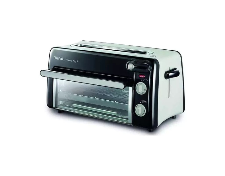 Tefal Schwarz Alu Matt Aluminiumfarben Minibackofen "Tl6008 Toast N’ Grill" Sehr Energieeffizient Und Schnell 1300 Watt von Baur - Image 5