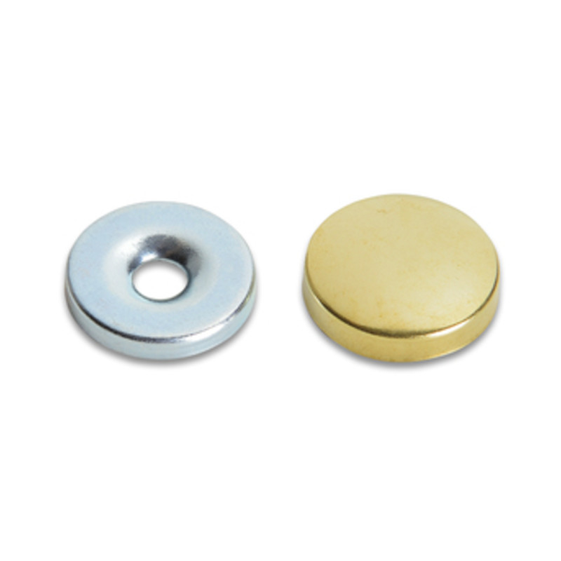 Borchia Coprivite Ottone Lucido Mm.16. Prezzo Per 1 Pezzo.