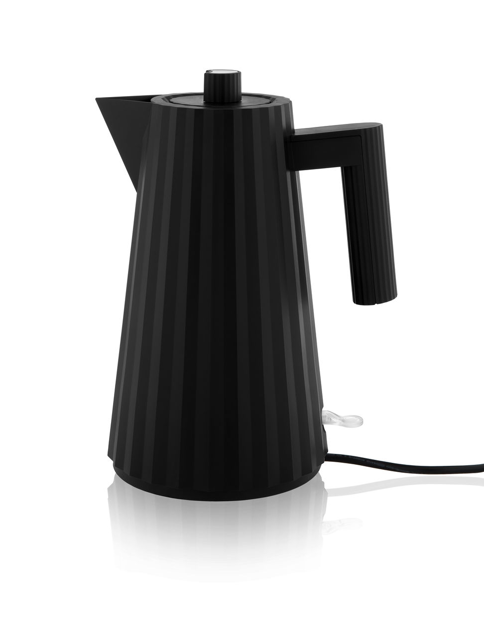 Alessi Schwarz - Wasserkocher Plissé - Thermoplastisches Harz - Designer Michele De Lucchi - Bild 6