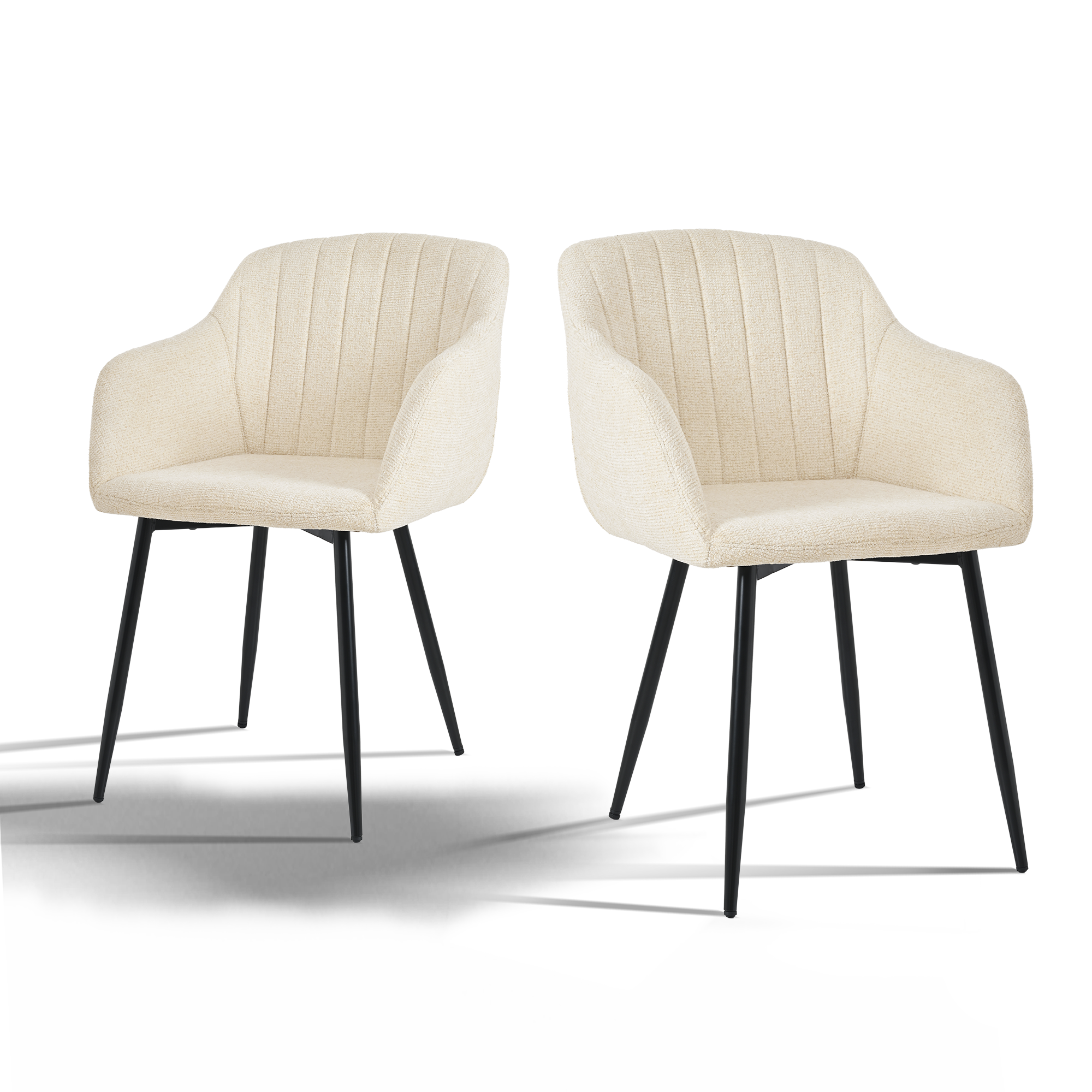Goeurvant Chaises De Salle À Manger Minimalistes Avec Assise Large Et