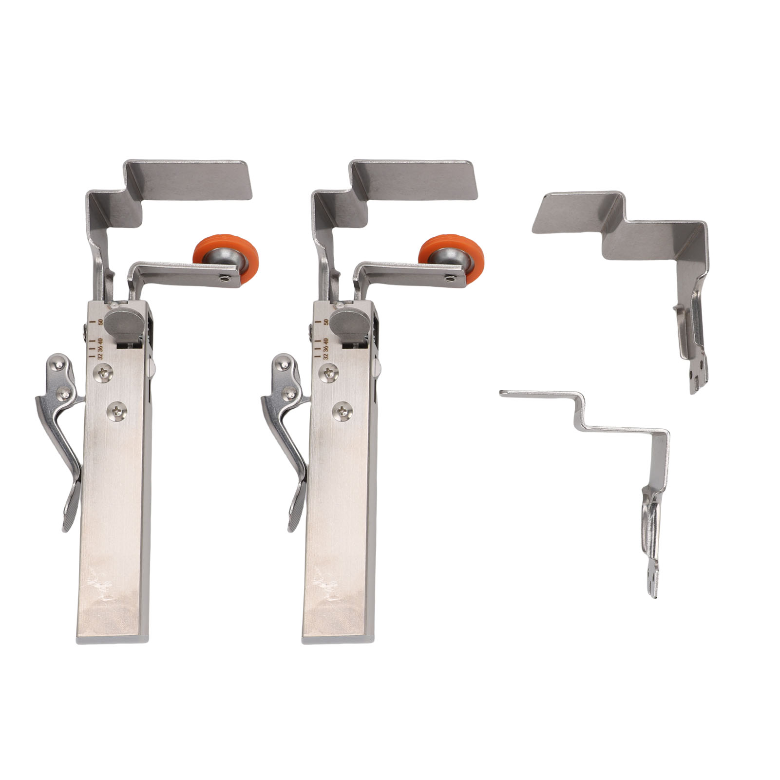 Pince de fixation réglable pour façade de tiroir en acier inoxydable, menuiserie d'armoires