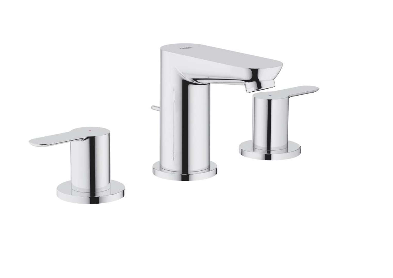 Grohe Bauedge - Waschtischarmatur Mit Ablauf, 3-loch-montage, Chrom 20197000