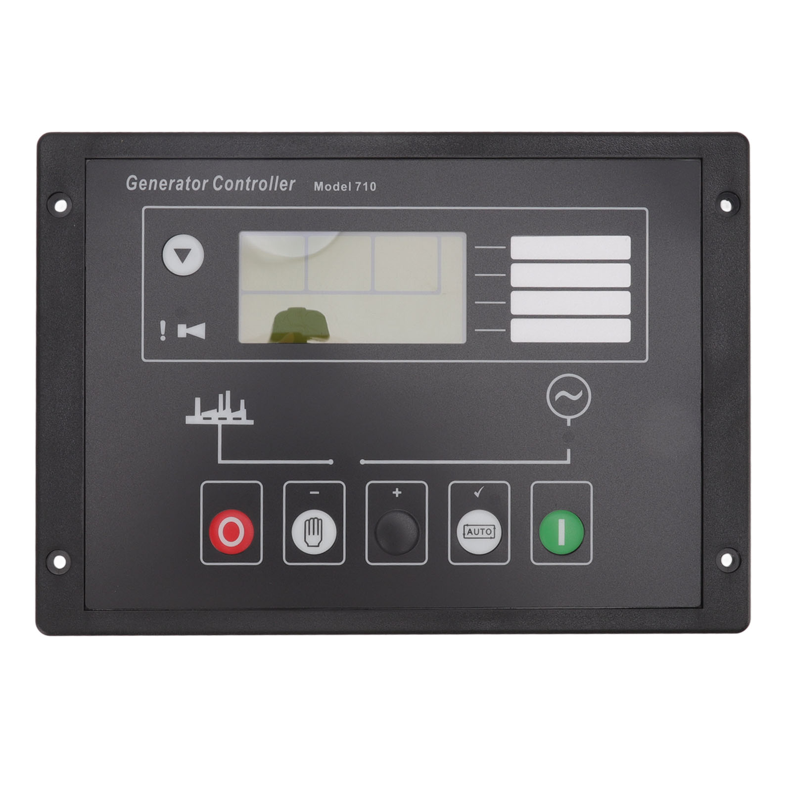 Contrôleur de groupe électrogène ABS avec écran LCD, démarrage et arrêt automatiques, 21 x 14,7 x 3,6 cm