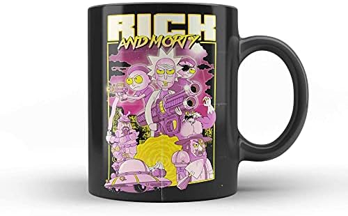 Oem Mehrfarbig Sd Toys Tasse Retro Poster Rick And Morty, 50 W, 5.3 Tonnen, Keramik, Keine Farbe