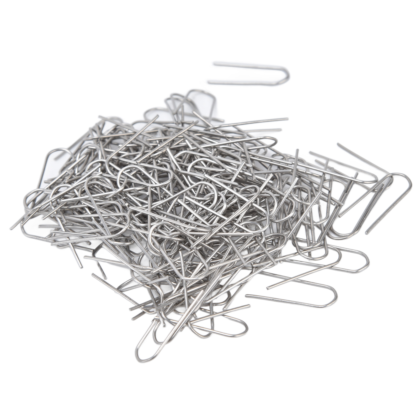 Crochets en U en alliage nickel-chrome pour pendentifs et bijoux, lot de 200