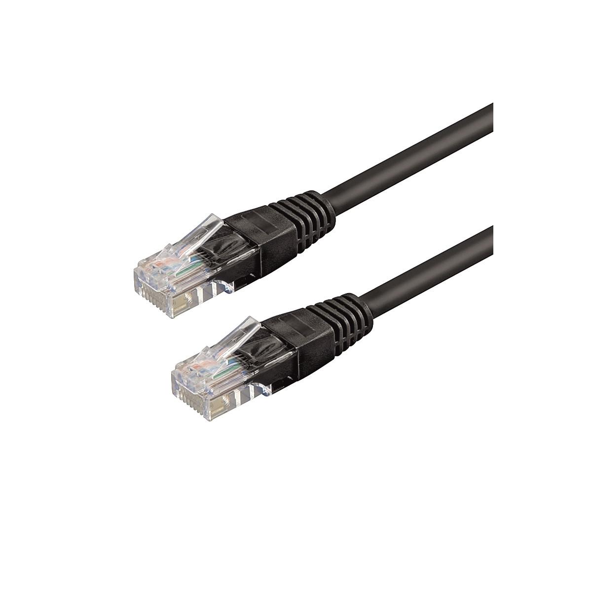 Wp WPC-PAT-6U020BL Netzwerkkabel Schwarz 2 m Cat6 U/UTP (UTP) (U/UTP, CAT6, 2 m), Netzwerkkabel - Bild 2