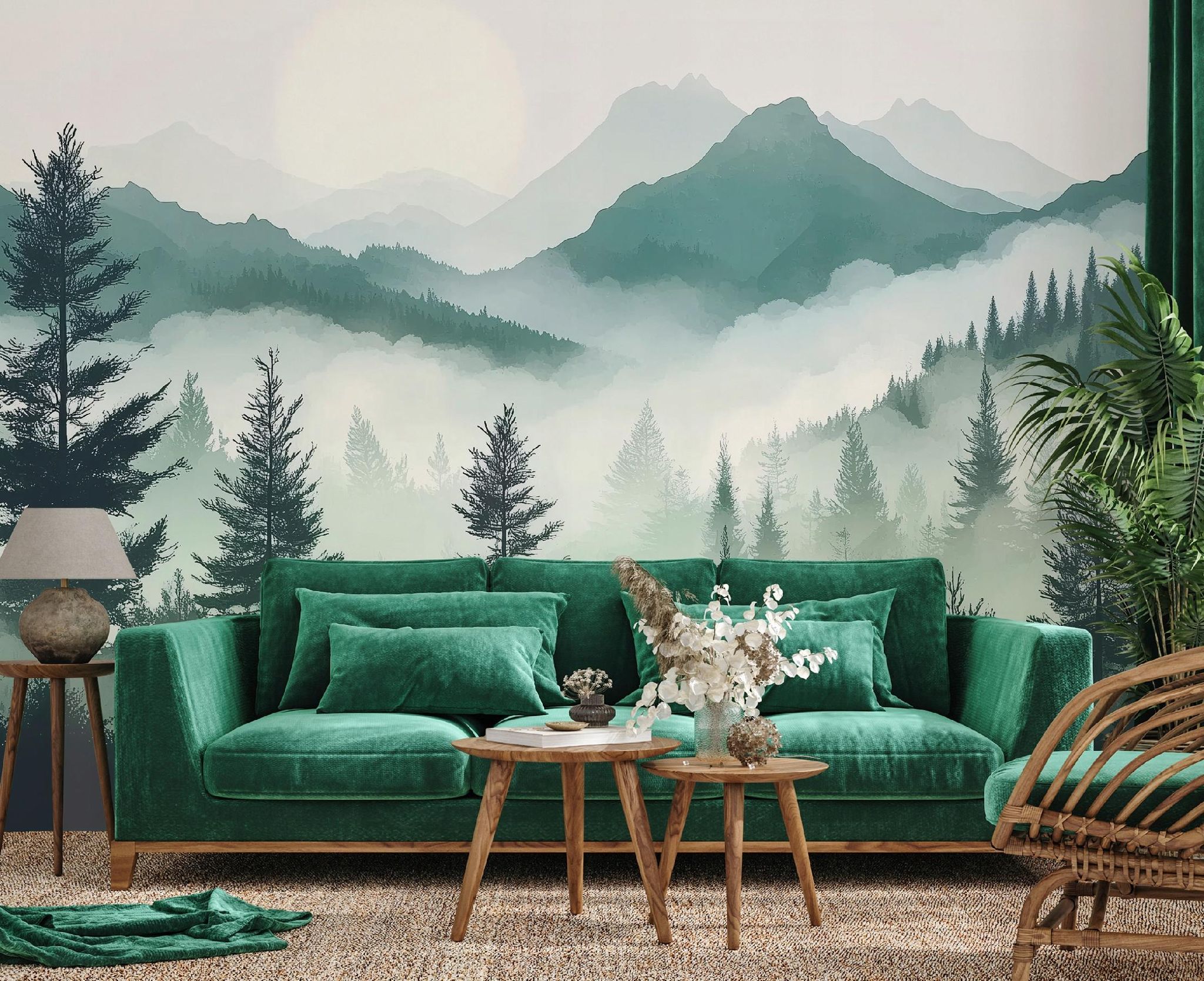 Vlies Fototapete Gebirge Berge 300x210 Cm, Tapeten, Für Wohn Und Schlafzimmer, Vliestapete Wandtapete Tapete 3d Effekt- Inkl. Kleister -, Wallarena