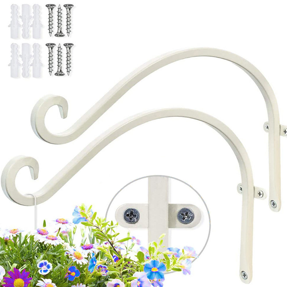 Crochet mural suspendeur en métal, design chat, pour plantes et lanternes, lot de 4