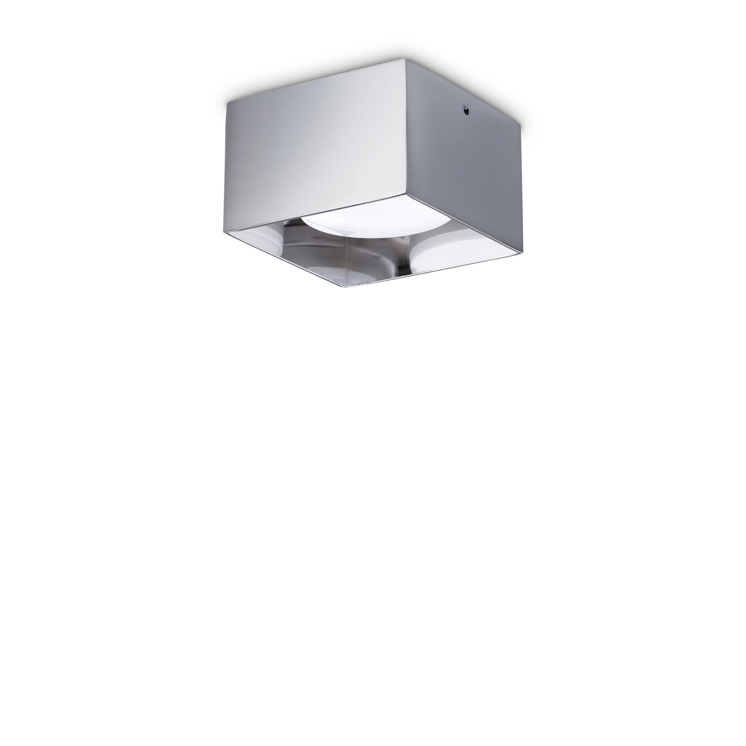 Ideal Lux Plafoniera Contemporanea Spike Alluminio Cromo 1 Luce Gx5...