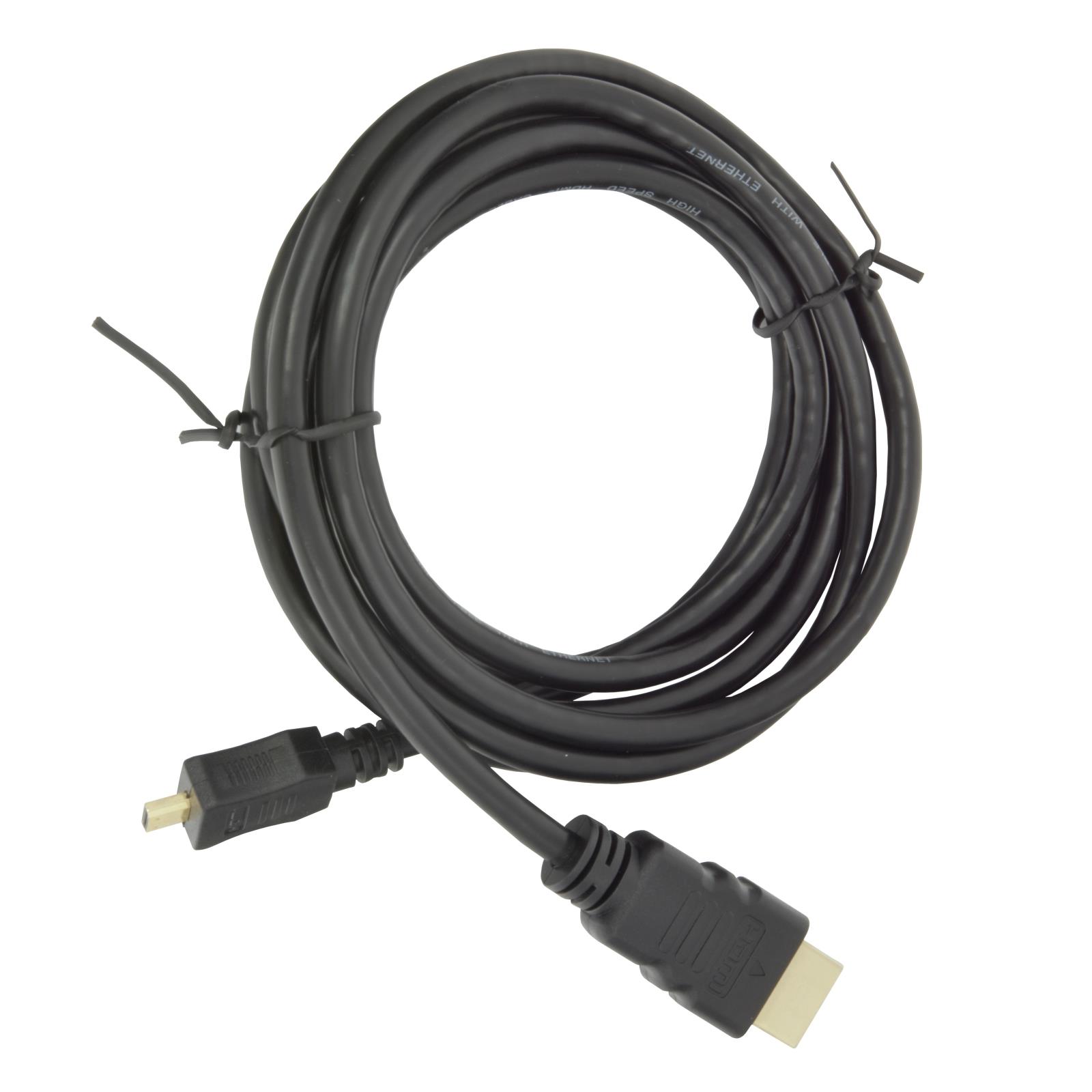 Akyga Schwarz Ak-Hd-18R Hdmi-/Micro-Hdmi-Kabel 1.4 Full Hd 4K 1080P Videokabel 1,5 M