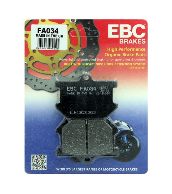 Ebc Fa034 Bremsbeläge Bremsklotz Standard - Bild 3