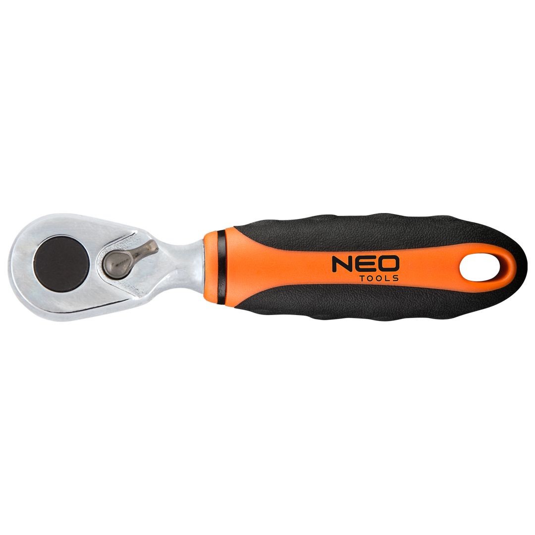 Neo Tools Orange Ratsche Neo 08-512 Chrom-Vanadium Stahl 105 Mm