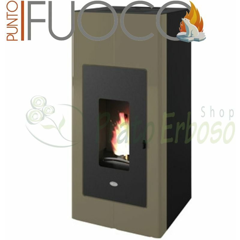 Ilaria Hydro - Termostufa A Pellet Da 17.5 Kw Tortora