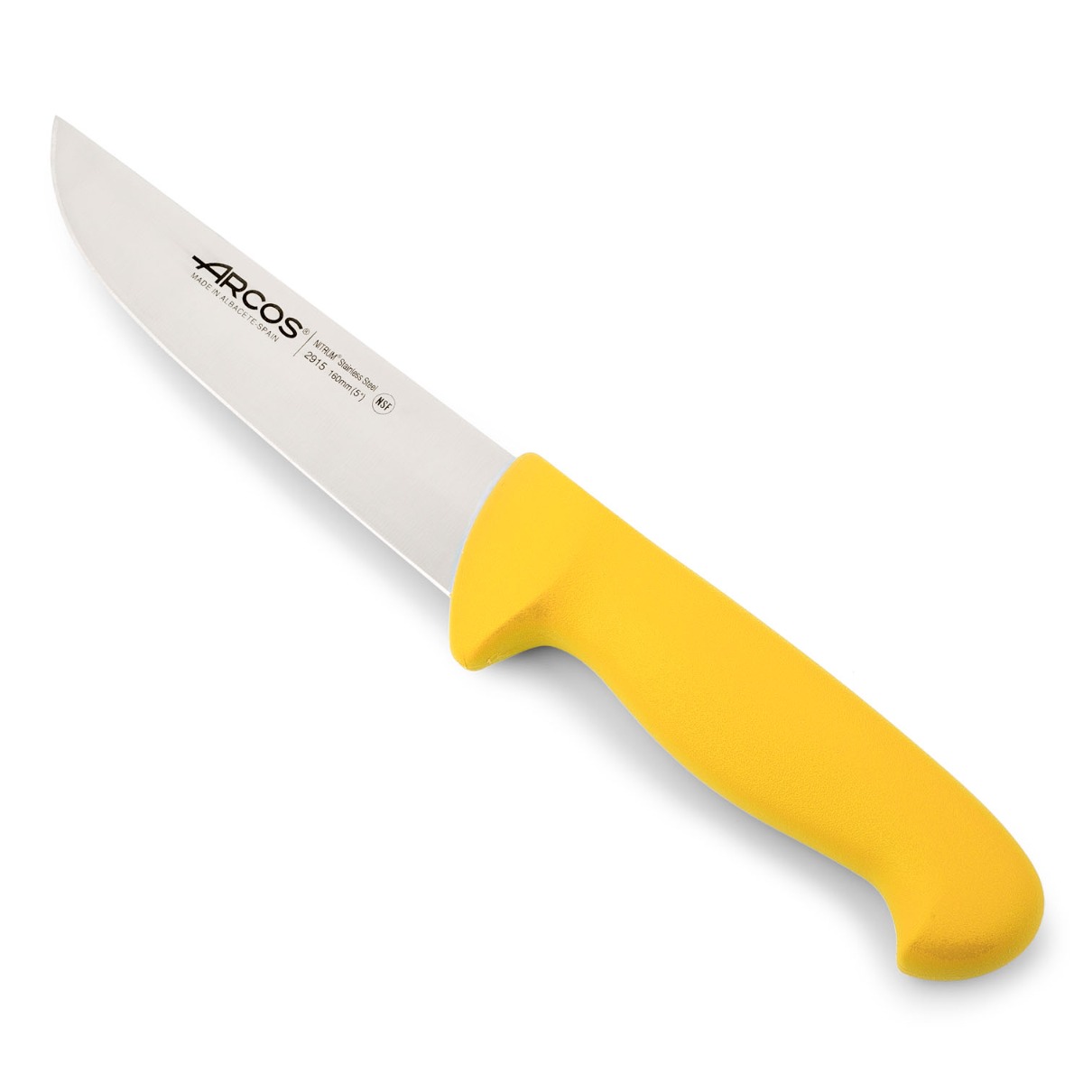Arcos Gelb Metzgermesser Farbe - Prof 291500 Edelstahl Nitrum Und Mango Ergonomische E Polypropylenklinge Und 16 Cm Klinge, Vitrine - Bild 2