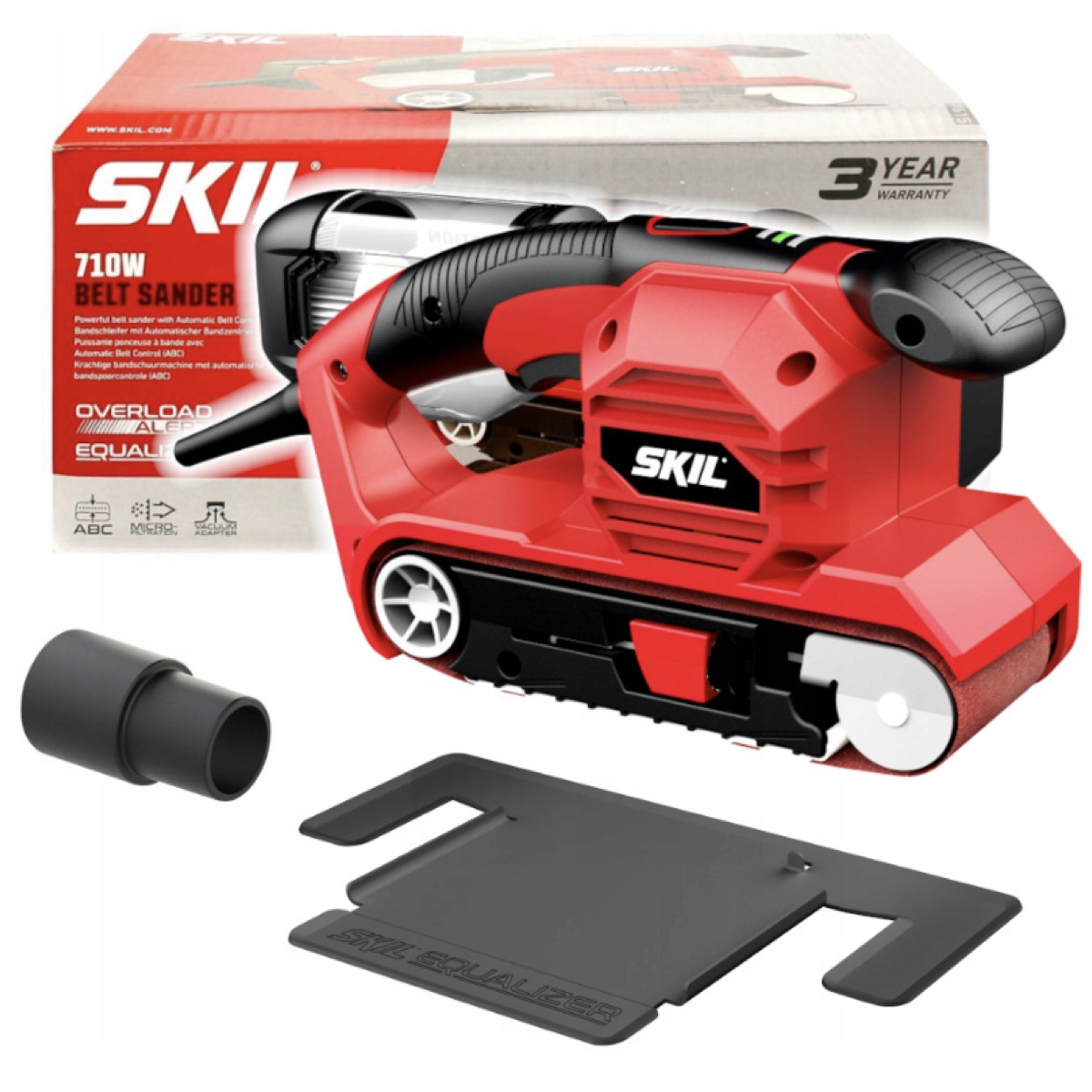 Skil , Schleifmaschine + Poliermaschine, Bandschleifer 7615 Ab 710W (Karton) (Bandschleifer) - Image 3