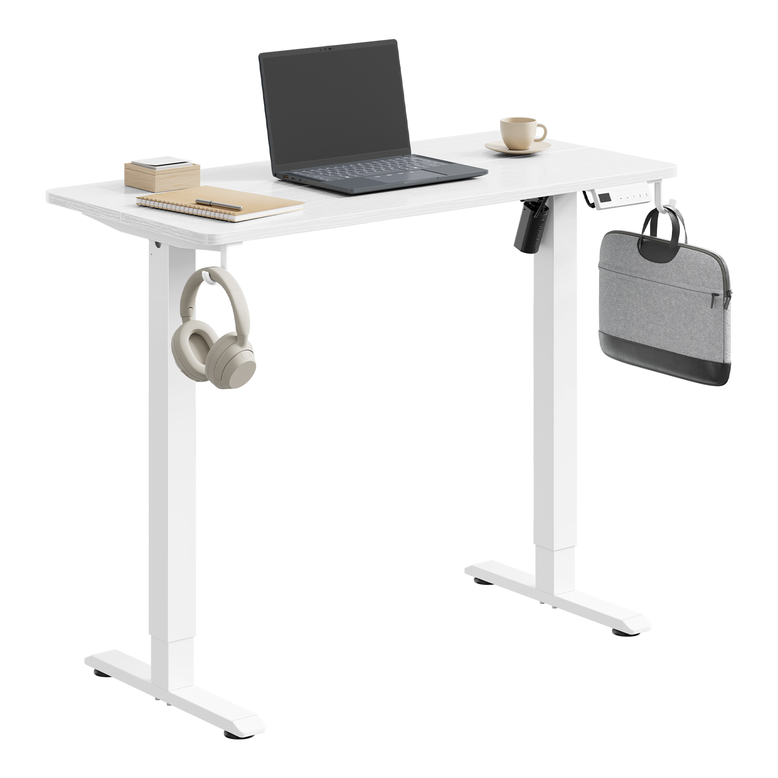 Woltu – Bureau Assis Debout Électrique Réglable 72-118 Cm – 3 Hauteurs