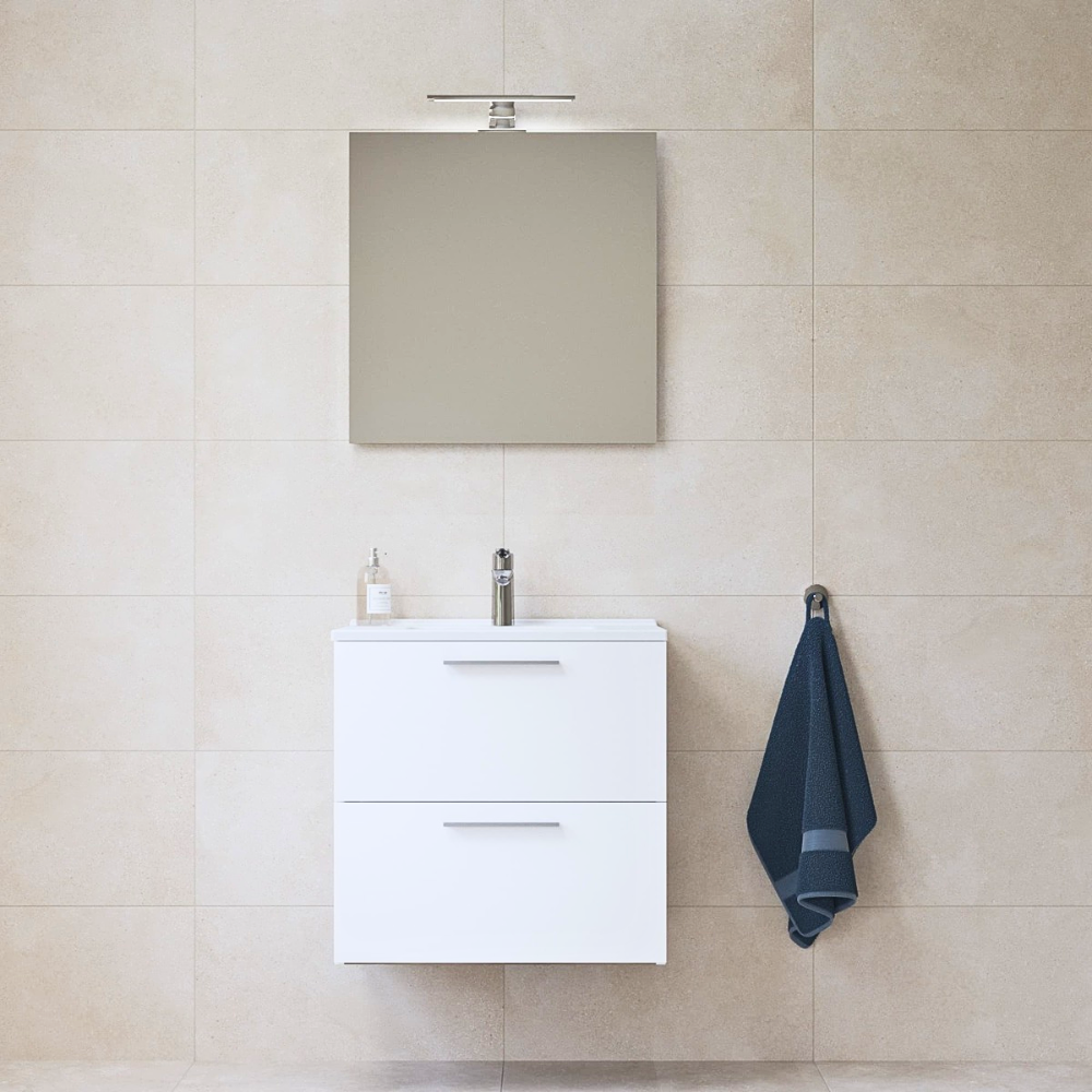 Vitra – Ensemble Meuble Double Vasque 59x61x39,5 Cm – Miaset60b