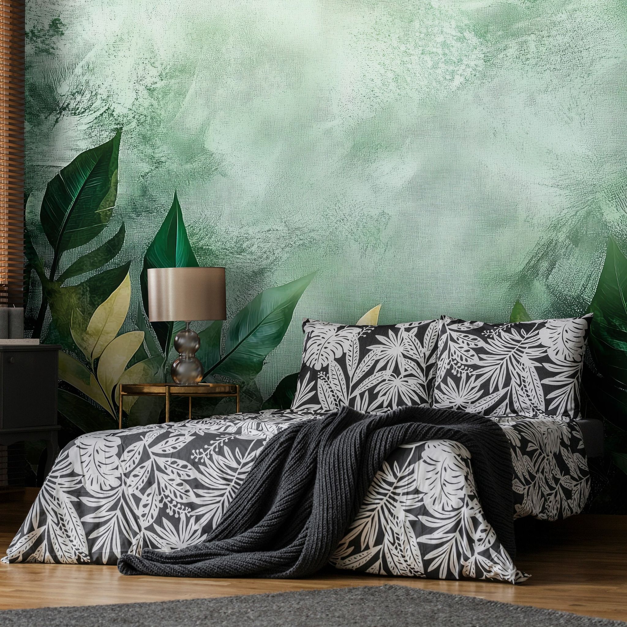 Wallarena Vlies Fototapete Blätter 150x105 Cm, Tapeten, Für Wohn Und Schlafzimmer, Vliestapete Wandtapete Tapete 3d Effekt- Inkl. Kleister - Natur Tropisch