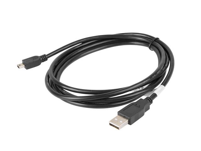 Lanberg Schwarz Mini-Usb-Kabel (Mini-M) Auf Usb-A 2.0, 1,8 M,