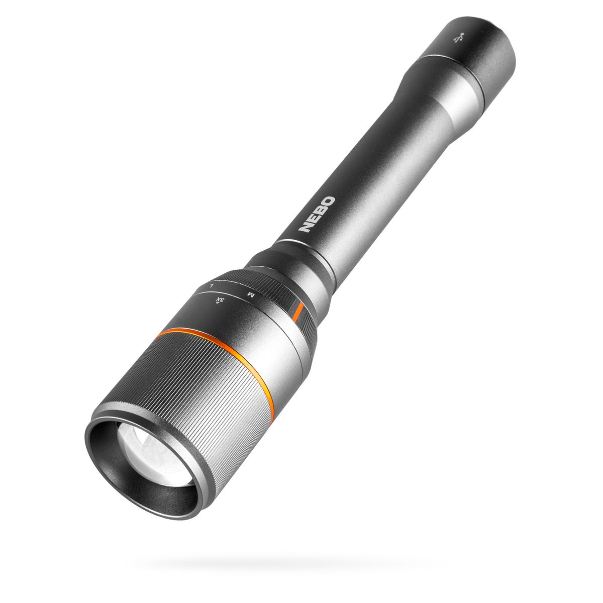 Versilbert Wiederaufladbare Taschenlampe 5000 Lumen Externer Akku Da Vinci 5000 - Nebo - Neb-Flt-0022-G - Bild 3