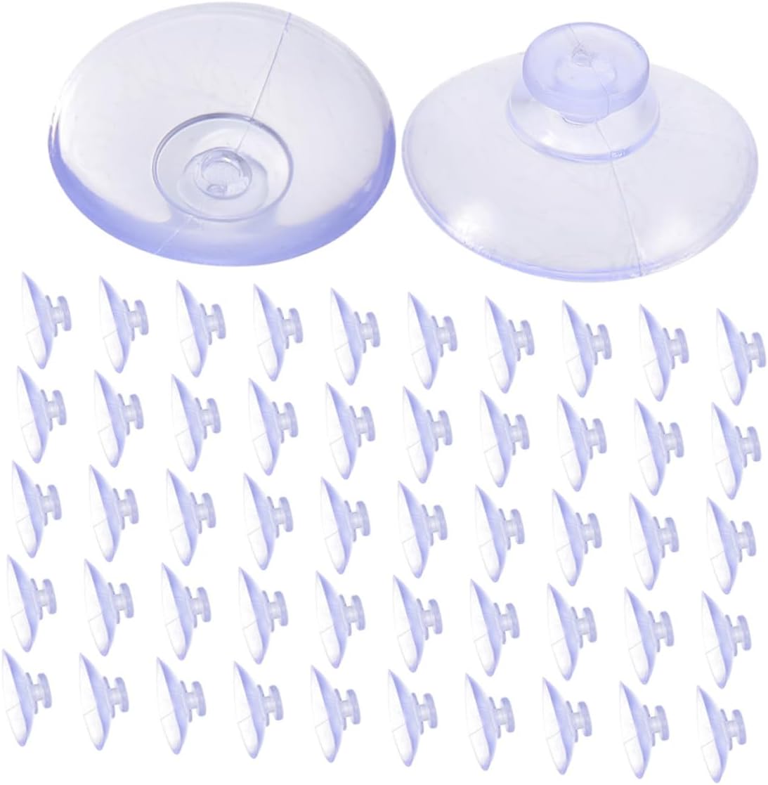 Ventouses adhésives transparentes pour surfaces lisses, verre et miroirs, lot de 200