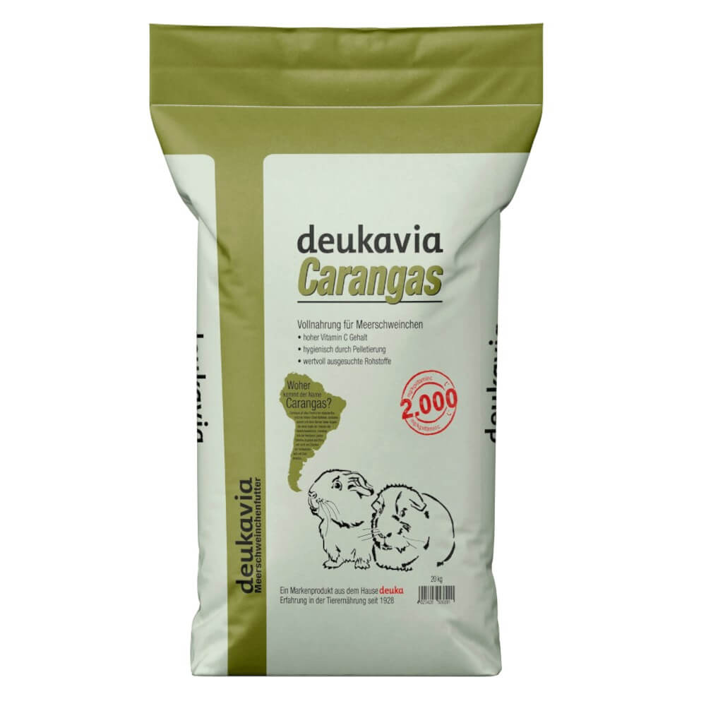 Deuka Via Carangas Meerschweinchenfutter 20 Kg Mit Vitamin C Vollnahrung 4025428530201